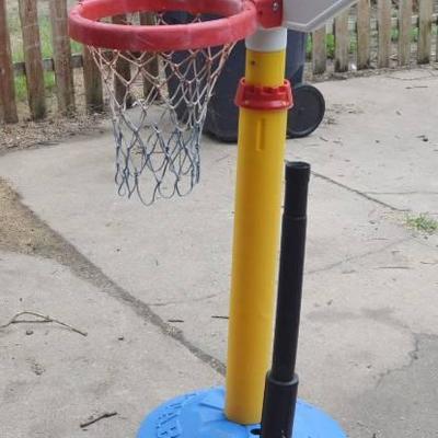 Kids Basketball Hoop and MacGregor T-Ball Stand