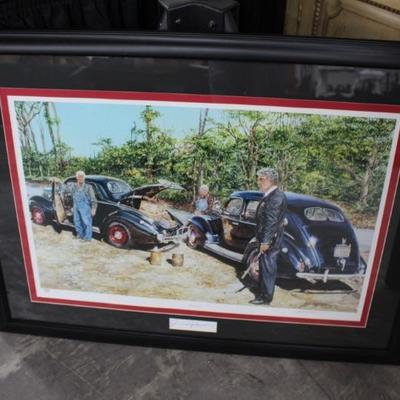 Junior Johnson Autographed Picture "Thunder Road"