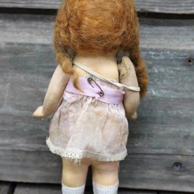 Antique 8" Composition Standing Doll