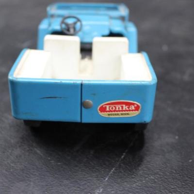 Tonka Blue Metal Jeep, Vintage