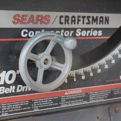 Craftsman table saw