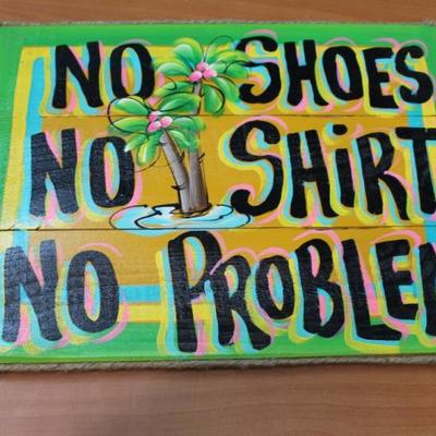 Beach signs