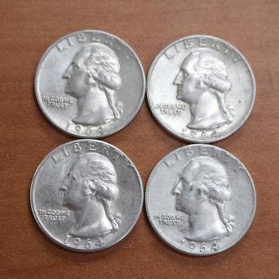 Silver Washington Quarters