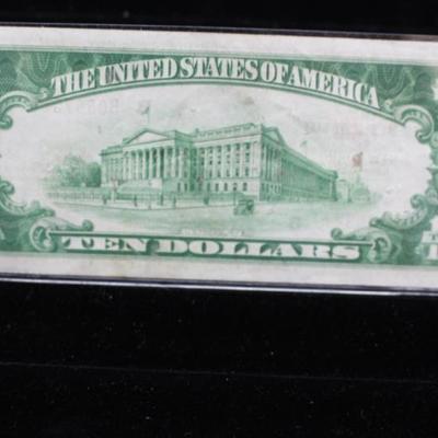 1929 $10 Brown Seal National Currency Note