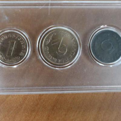 Nazi Coins in Display