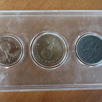 Nazi Coins in Display