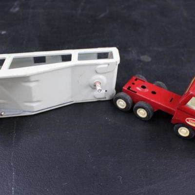 Tonka Red & White Car Carrier