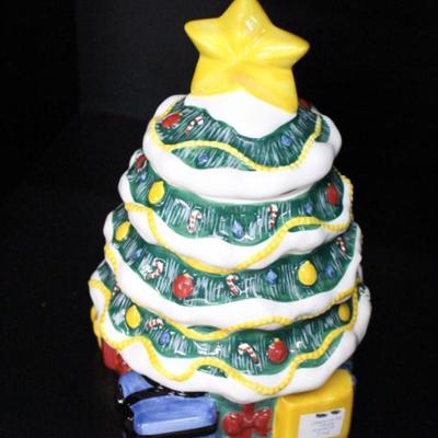 Christmas Tree Cookie Jar