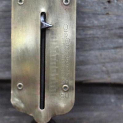 Brass Faced Farm Spring Scale