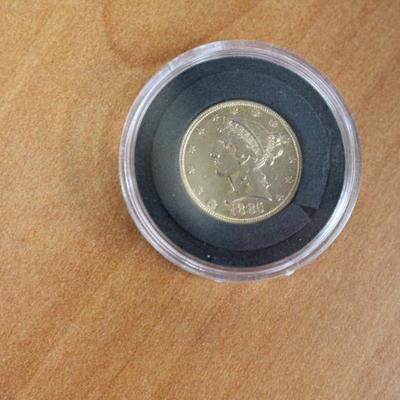 1885-S BU $5 Gold Liberty Coin