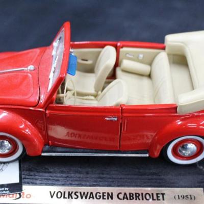 Maistu 1951 VW Cabriolet Convertible Diecast