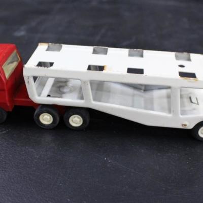 Tonka Red & White Car Carrier