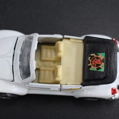 White VW Beetle Diecast