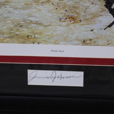 Junior Johnson Autographed Picture "Thunder Road"