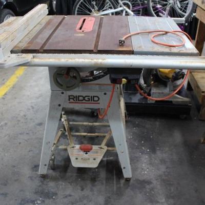Ridgid table saw