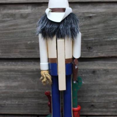 Cowboy Motif Nutcracker- Wooden