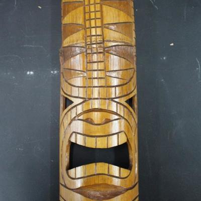 19 1/2 Round Bamboo Totem Wall Hanging