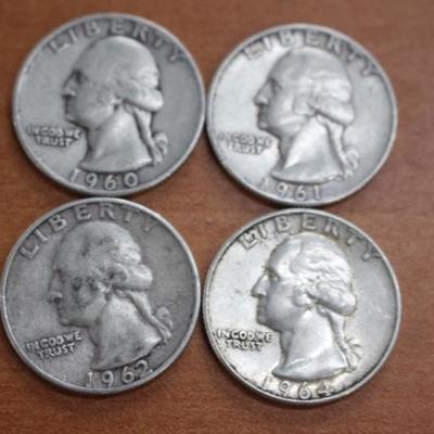 Silver Washington Quarters