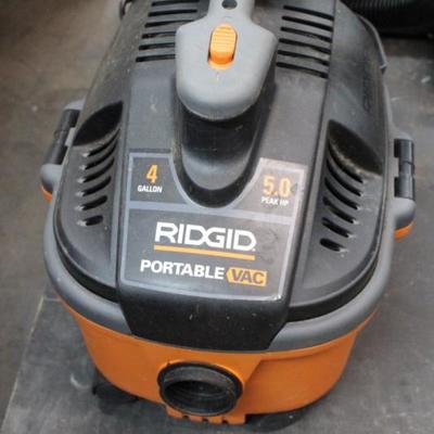 Ridgid portable vacuum