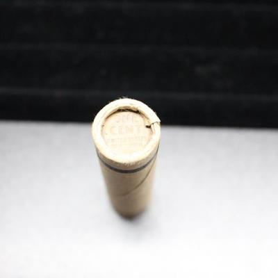 Vintage Roll of Window Wrapped Wheat Pennies