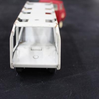 Tonka Red & White Car Carrier