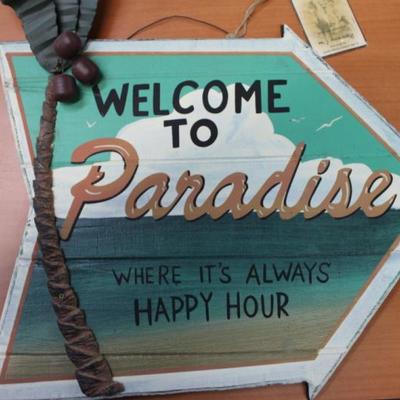 Beach signs