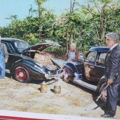 Junior Johnson Autographed Picture "Thunder Road"