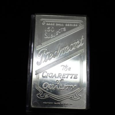 Honus Wagner Baseball Card Half pound Silver Proof