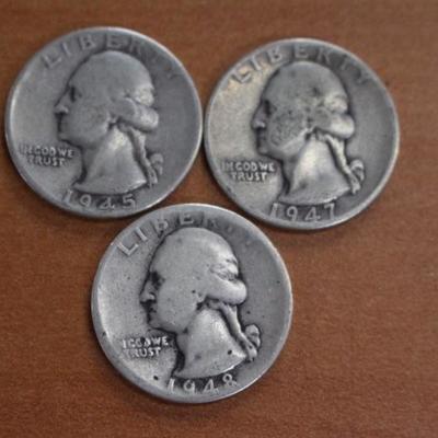 Silver Washington Quarters