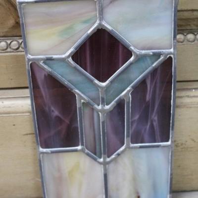 Stained glass panel