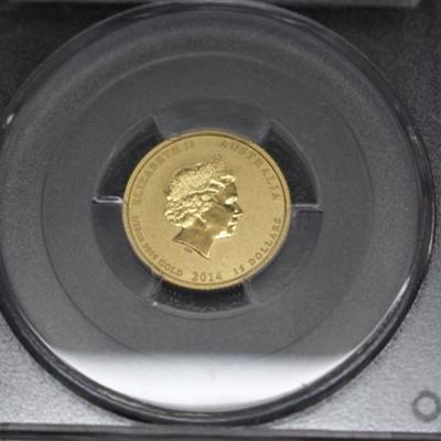 2014-P MS69 Australia $15 Gold Horse