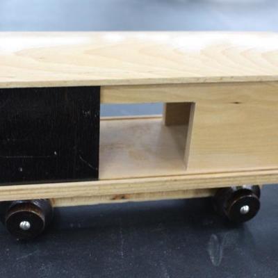 5 Piece Large Wood Floor Train