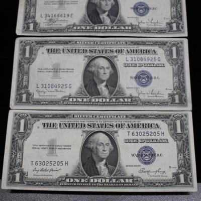 1935 C-D-E Silver Certificates