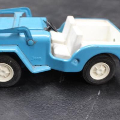 Tonka Blue Metal Jeep, Vintage