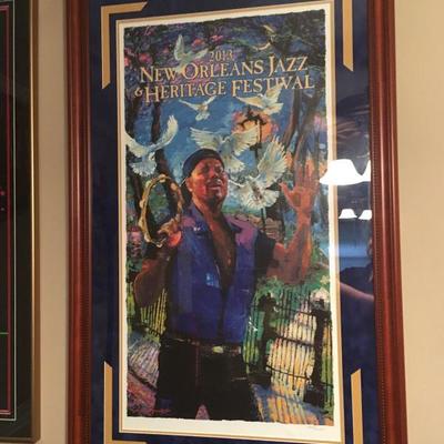 2013 New Orleans Jazz and Heritage Festival Poster Framed HEART SONG: A Portrait  https://www.ebay.com/itm/113240858027