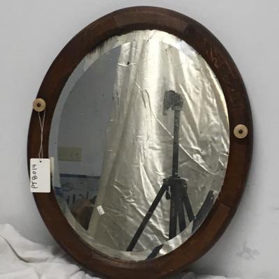 Oval Wood Framed Mirror with Hangers PT8014  https://www.ebay.com/itm/123361896138