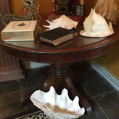 Round Antique Oak Dining Table PT1127  https://www.ebay.com/itm/113240891099