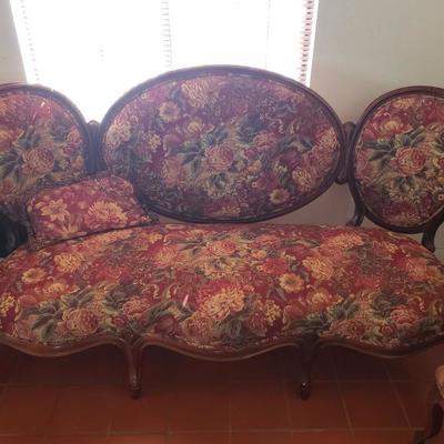 Vintage or antique 8 legged parlor couch
