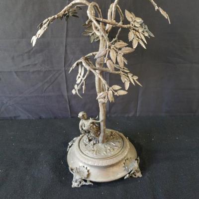 Bronze tree sculpture