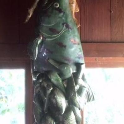 Large Ceramic Fish