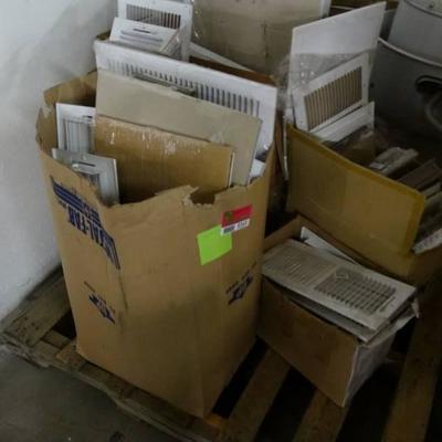 Pallet of Floor and Wall Registers