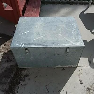Vintage Aluminum Cooler