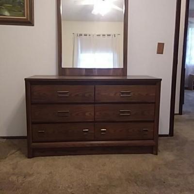 6-Drawer Dresser Plus Mirror