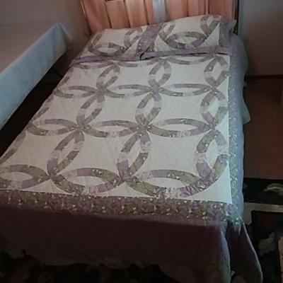 Double Bed with Brass