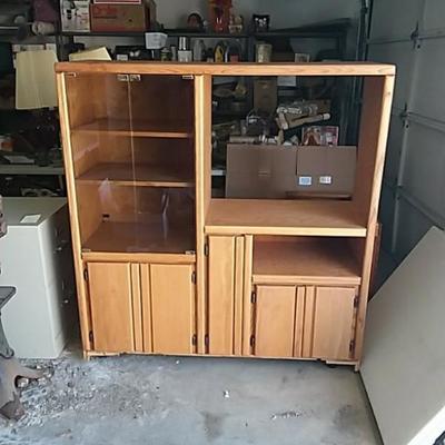 Oak Entertainment Center