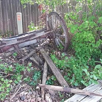 Primitive Back End of Wagon