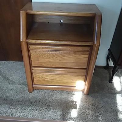 Oak TV Stand for Bedroom