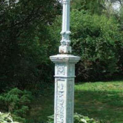#139 - Large Antique Cast Iron Lamp Post