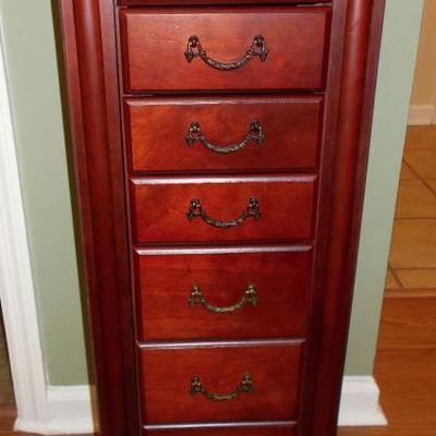 Jewelry chest $95