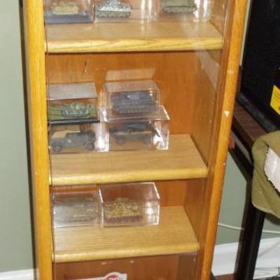 Glass door cabinet $30